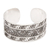 Sterling silver cuff bracelet, 'Princess Garden' - Unique Sterling Silver Cuff Bracelet