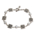 Pearl link bracelet, 'Paradise Squared' - Pearl and Sterling Silver Link Bracelet thumbail
