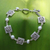 Pearl link bracelet, 'Paradise Squared' - Pearl and Sterling Silver Link Bracelet (image 2b) thumbail