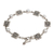 Perlen-Gliederarmband - Gliederarmband aus Perlen und Sterlingsilber