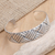 Sterling silver cuff bracelet, 'Bamboo Weave' - Sterling silver cuff bracelet thumbail