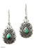 Sterling silver dangle earrings, 'Blue Tear' - Sterling silver dangle earrings