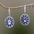 Blue topaz drop earrings, 'Exquisite Harmony' - Blue topaz drop earrings (image 2c) thumbail