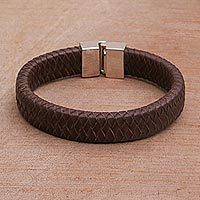 Featured review for Mens leather bracelet, Steadfast