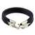 Men's leather braided bracelet, 'Within Your Grasp' - Men's Braided Leather Bracelet thumbail