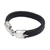 Men's leather braided bracelet, 'Within Your Grasp' - Men's Braided Leather Bracelet