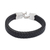 Men's leather braided bracelet, 'Within Your Grasp' - Men's Braided Leather Bracelet