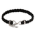 Men's leather braided bracelet, 'Time' - Men's Leather Braided Bracelet (image 2b) thumbail
