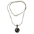Men's sterling silver necklace, 'Lucky Koi' - Men's Sterling Silver Pendant Necklace (image 2a) thumbail