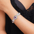 Amethyst pendant bracelet, 'Tradition' - Amethyst Sterling Silver Link Bracelet (image 2j) thumbail
