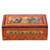 Wood Jewellery box, 'Butterflies in Paradise' - Wood Jewellery box