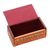 Wood jewelry box, 'Butterflies in Paradise' - Wood jewelry box (image 2e) thumbail