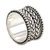 Men's sterling silver ring, 'Woven Wonder' - Men's Unique Sterling Silver Band Ring (image 2b) thumbail