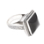 Onyx cocktail ring, 'Sensational' - Fair Trade Onyx and Sterling Silver Cocktail Ring