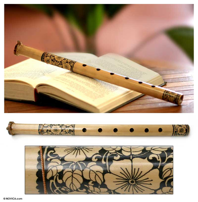 Bamboo flute, 'Jasmine Melody' - Bamboo flute