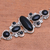 Onyx pendant bracelet, 'A Night to Remember' - Sterling Silver and Onyx Bracelet from Indonesia (image 2d) thumbail