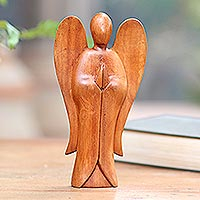 Wood sculpture, Angel Song of Peace