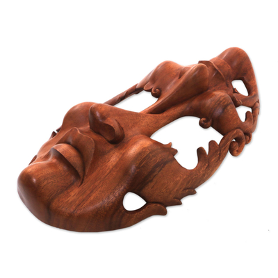 Holzmaske - Einzigartige moderne Holzmaske