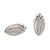 Sterling silver button earrings, 'Scarab' - Sterling silver button earrings (image 2b) thumbail