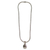 Anhänger-Halskette aus Sterlingsilber, 'Lucky Beetle' (Glückskäfer) - Handgefertigte Sterlingsilber-Anhänger-Halskette