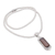 Smoky quartz pendant necklace, 'Paradise Lantern' - Sterling Silver and Smoky Quartz Pendant Necklace (image 2e) thumbail