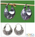 Sterling silver hoop earrings, 'Lotus Seeds' - Indonesian Sterling Silver Hoop Earrings thumbail