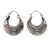 Sterling silver hoop earrings, 'Lotus Seeds' - Indonesian Sterling Silver Hoop Earrings thumbail