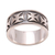 Men's sterling silver band ring, 'Positive' - Men's Sterling Silver Cross Ring thumbail