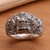 Men's sterling silver ring, 'Goodness' - Men's Handmade Sterling Silver Band Ring thumbail