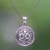 Sterling silver pendant necklace, 'Gracious Ganesha' - Sterling Silver Hindu Pendant Necklace thumbail