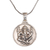 Sterling silver pendant necklace, 'Gracious Ganesha' - Sterling Silver Hindu Pendant Necklace