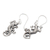 Sterling silver dangle earrings, 'Gecko Shuffle' - Sterling Silver Lizard Earrings (image 2b) thumbail
