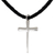 Men's sterling silver cross necklace, 'Holy Sacrifice' - Men's Sterling Silver Cross Necklace  (image 2a) thumbail