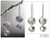 Sterling silver dangle earrings, 'Magical Shields' - Sterling Silver Dangle Earrings thumbail
