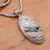 Amethyst and labradorite pendant necklace, 'Regal Fantasy' - Sterling Silver and Labradorite Pendant Necklace (image 2b) thumbail
