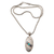 Amethyst and labradorite pendant necklace, 'Regal Fantasy' - Sterling Silver and Labradorite Pendant Necklace (image 2d) thumbail
