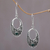 Sterling silver dangle earrings, 'Indonesia Glam' - Fair Trade Indonesian Sterling Silver and Quartz Earrings (image 2) thumbail