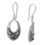 Sterling silver dangle earrings, 'Indonesia Glam' - Fair Trade Indonesian Sterling Silver and Quartz Earrings (image 2c) thumbail
