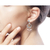 Pearl and garnet chandelier earrings, 'Mutual Harmony' - Sterling Silver and Pearl Chandelier Earrings (image 2j) thumbail