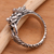 Men's sterling silver ring, 'Flying Dragon' - Men's Sterling Silver Band Ring (image 2b) thumbail