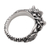 Men's sterling silver ring, 'Flying Dragon' - Men's Sterling Silver Band Ring (image 2e) thumbail