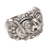Men's sterling silver band ring, 'Rangda' - Men's Artisan Crafted Sterling Silver Band Ring (image 2e) thumbail
