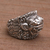 Men's sterling silver band ring, 'Barong Hero' - Men's sterling silver band ring (image 2) thumbail