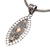 Gold accent pendant necklace, 'Mahabharata' - Handcrafted 18k Gold and Silver Pendant Necklace thumbail