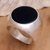 Men's onyx solitaire ring, 'Mystique' - Men's Sterling Silver and Onyx Ring thumbail