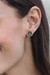Peridot flower earrings, 'Green-Eyed Lotus' - Unique Floral Peridot Sterling Silver Button Earrings
