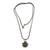 Citrine flower necklace, 'Sacred Golden Lotus' - Citrine and Silver Flower Necklace (image 2a) thumbail