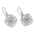 Sterling silver filigree earrings, 'Remembrance' - Floral Sterling Silver Earrings from Indonesia (image 2c) thumbail