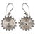 Sterling silver dangle earrings, 'Purnama Sun' - Sterling Silver Dangle Earrings from Indonesia