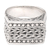 Men's sterling silver signet ring, 'Regal' - Hand Crafted Men's Sterling Silver Ring (image 2d) thumbail
